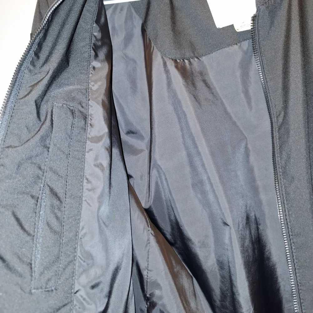 Calvin Klein CK Bomber Zip Black Jacket - Picture 8 of 11